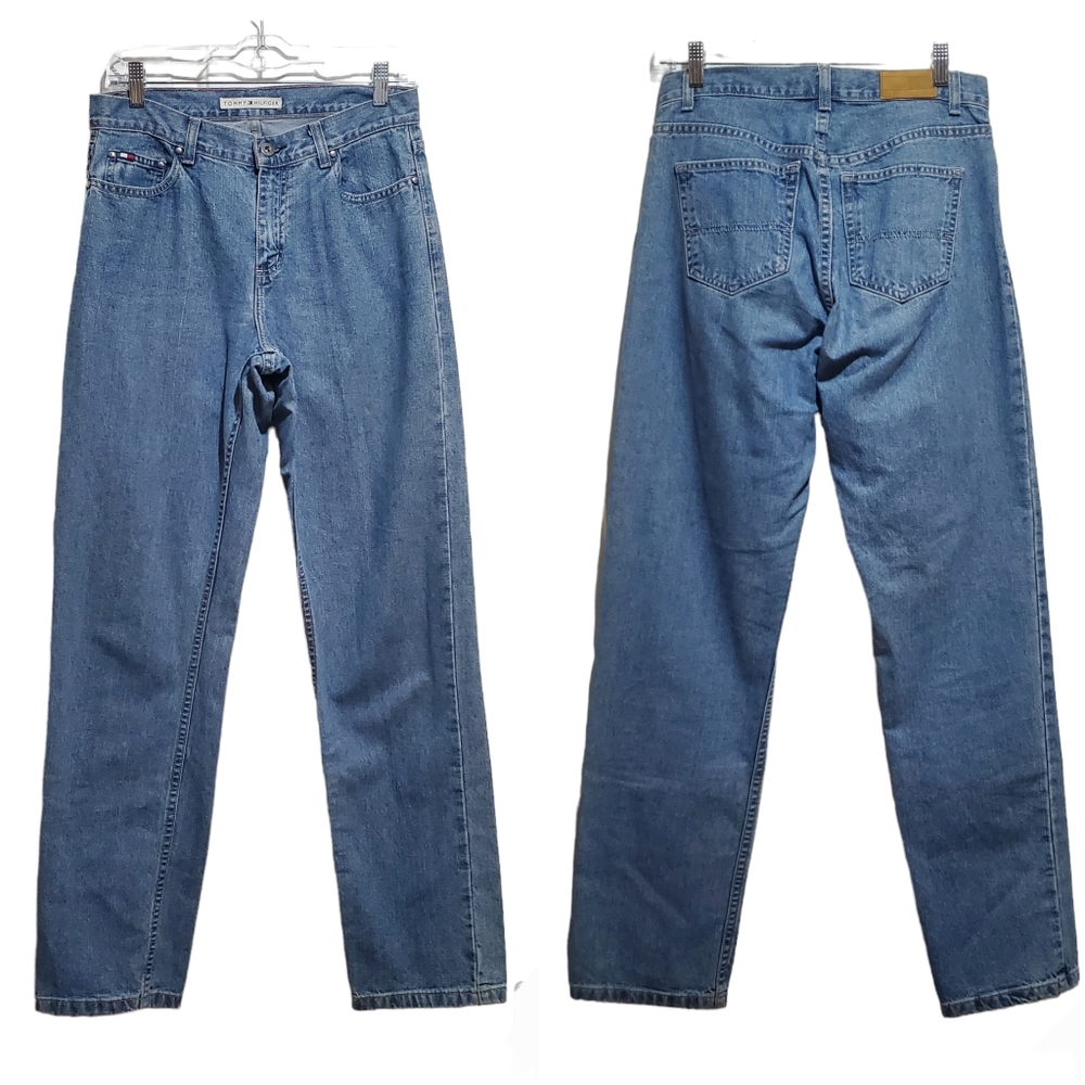 Vintage Y2K Tommy Hilfiger Women's Lightwash Jeans 2004 Size 4